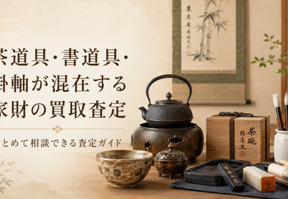 茶道具・書道具・掛軸が一緒にある場合の買取査定｜まとめて相談できる理由