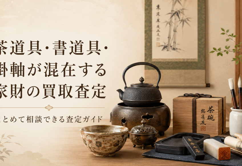 茶道具・書道具・掛軸が一緒にある場合の買取査定｜まとめて相談できる理由